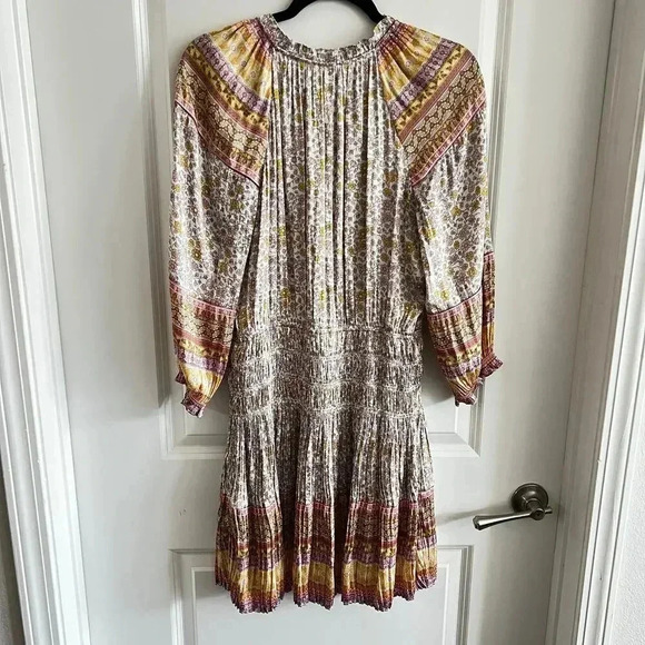 Current Air Los Angeles Ruched Long Sleeve Dress Size Medium - Picture 6 of 6